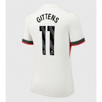 Stroje piłkarskie Chelsea Jamie Gittens #11 Koszulka Wyjazdowej dla damskie 2025-26 Krótki Rękaw